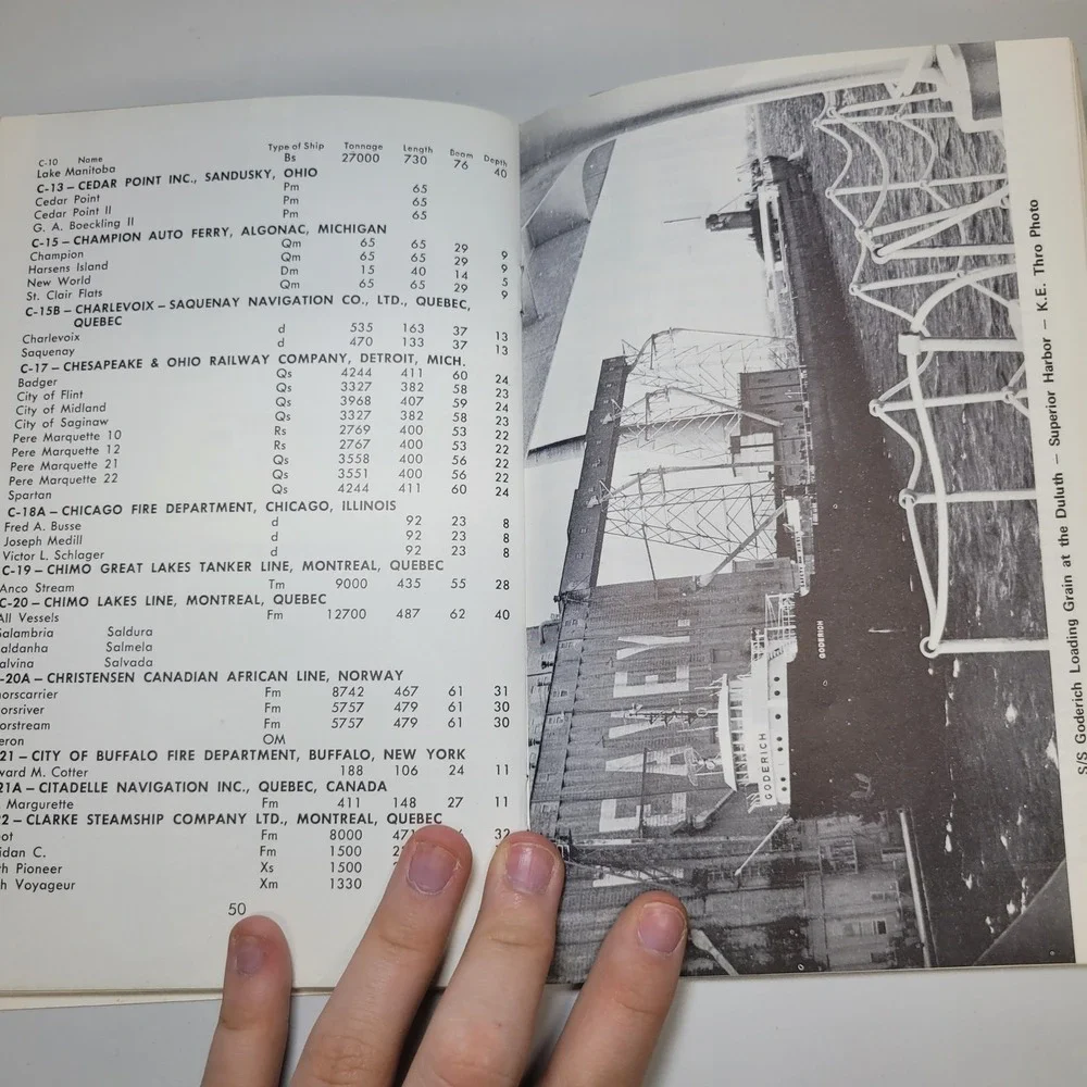 Know Your Ships 1969 Seaway Issue Great Lakes Marine Guide Thomas Manse 11th Ed